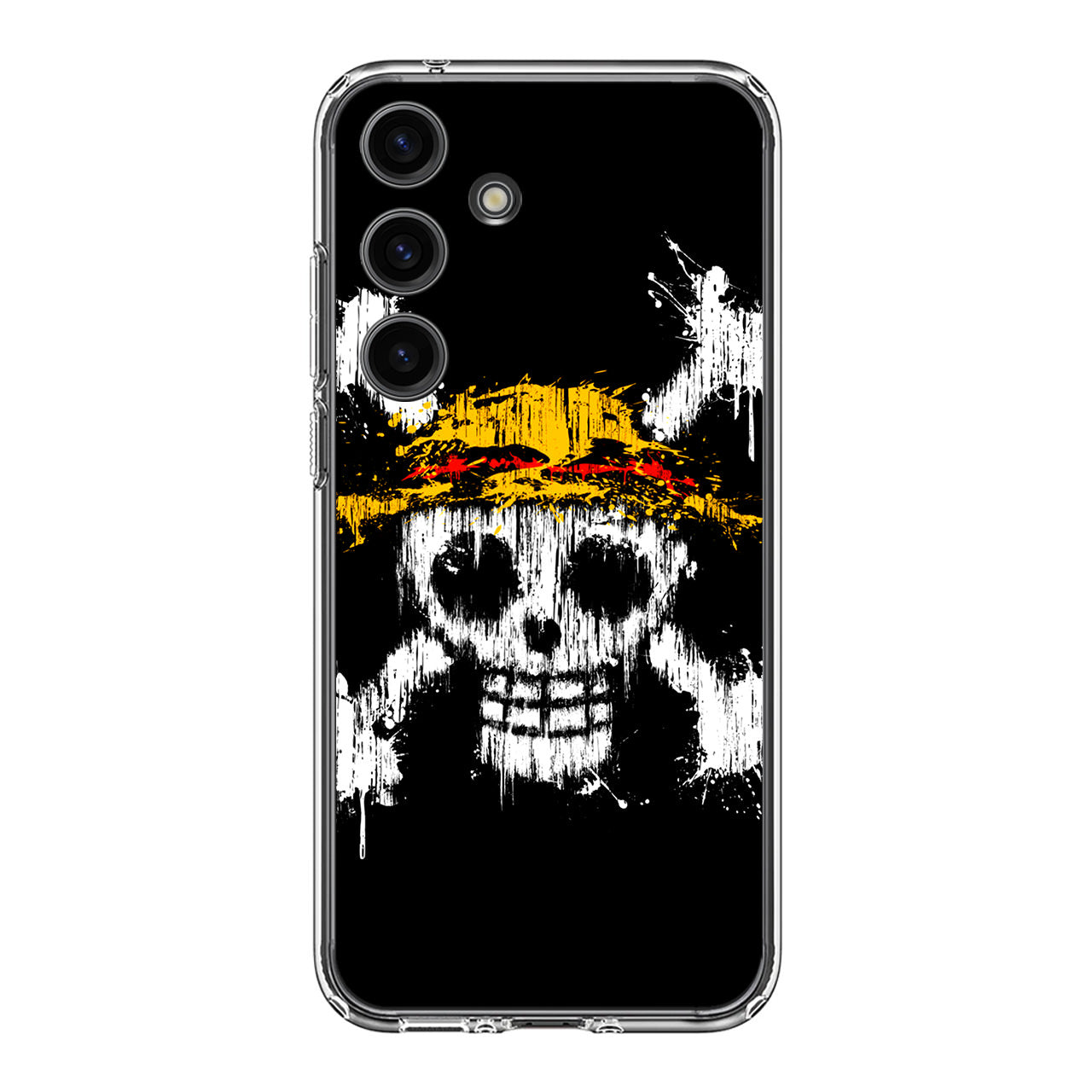 Straw Hat Pirate Logo Paint Samsung Galaxy S24 FE Case