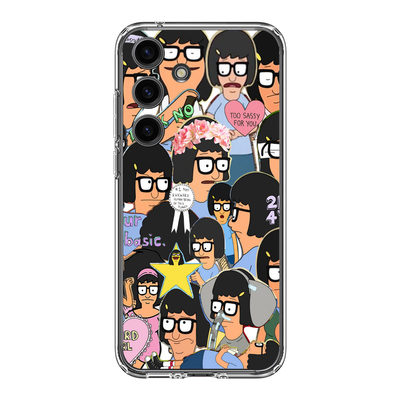 Tina Belcher Collage Samsung Galaxy S24 FE Case