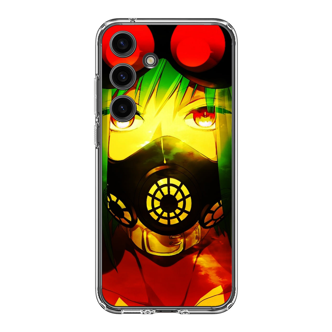 Vocaloid Gas Mask Gumi Samsung Galaxy S24 FE Case