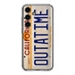 Back to the Future License Plate Outatime Samsung Galaxy S24 FE Case