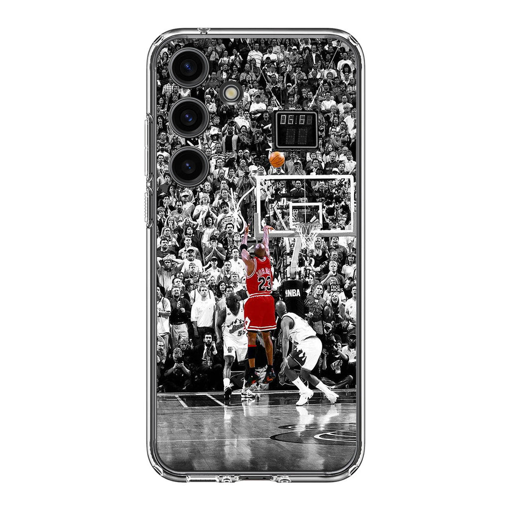 Michael Jordan Epic Shoot - Iconic Basketball Case | Galaxy S24 FE Case