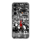 Michael Jordan Epic Shoot - Iconic Basketball Case | Galaxy S24 FE Case