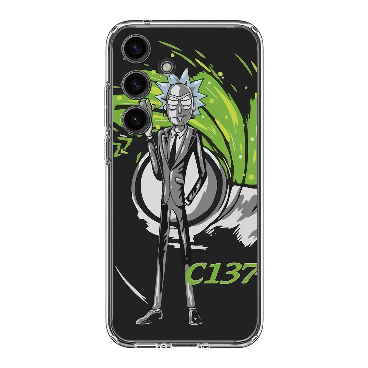 Rick Sanchez Agent C137 Samsung Galaxy S24 FE Case