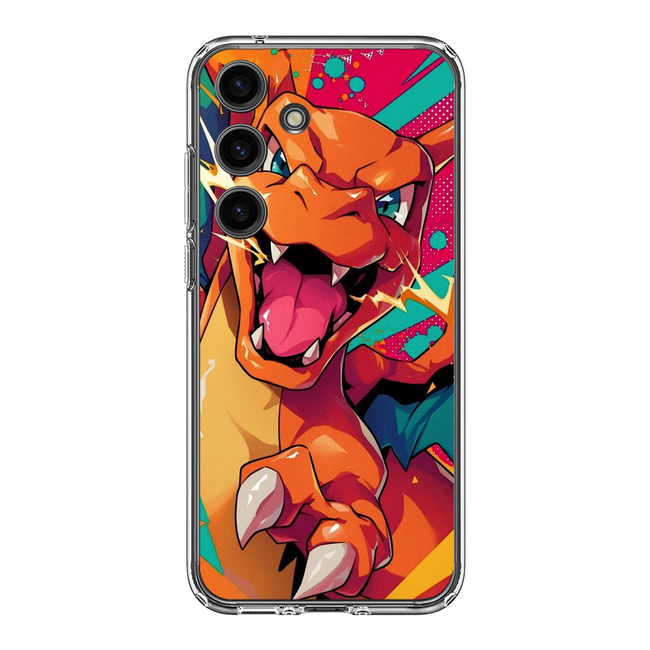 Blazing Fury Charizard Samsung Galaxy S24 FE Case