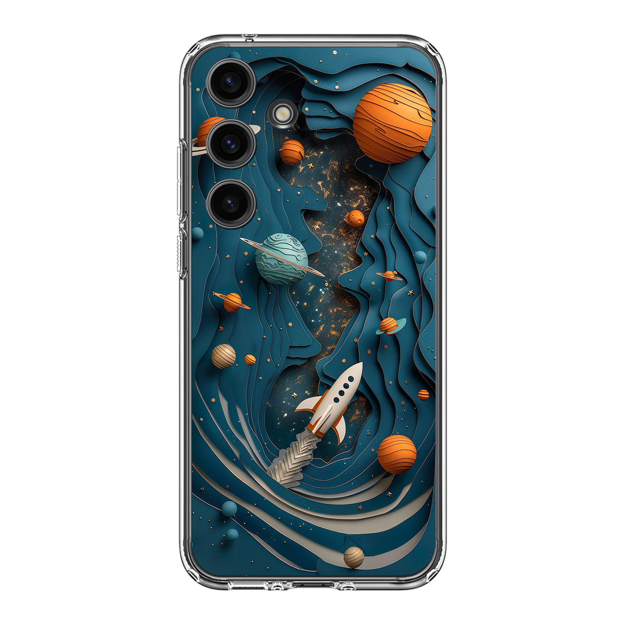 Cardboard Cosmos Samsung Galaxy S24 FE Case