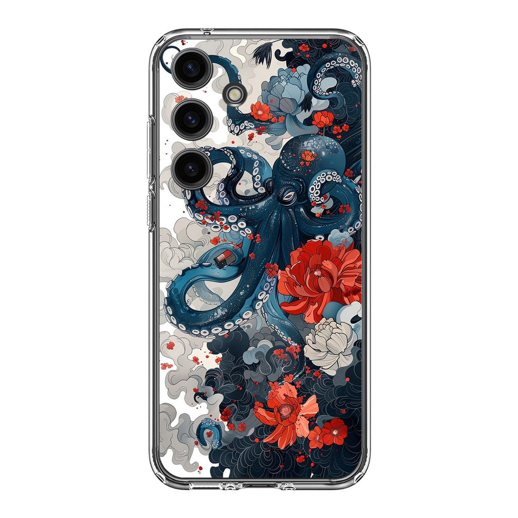 Floral Kraken Samsung Galaxy S24 FE Case