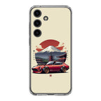 Fuji Fastback Racing the Rising Sun Samsung Galaxy S24 FE Case