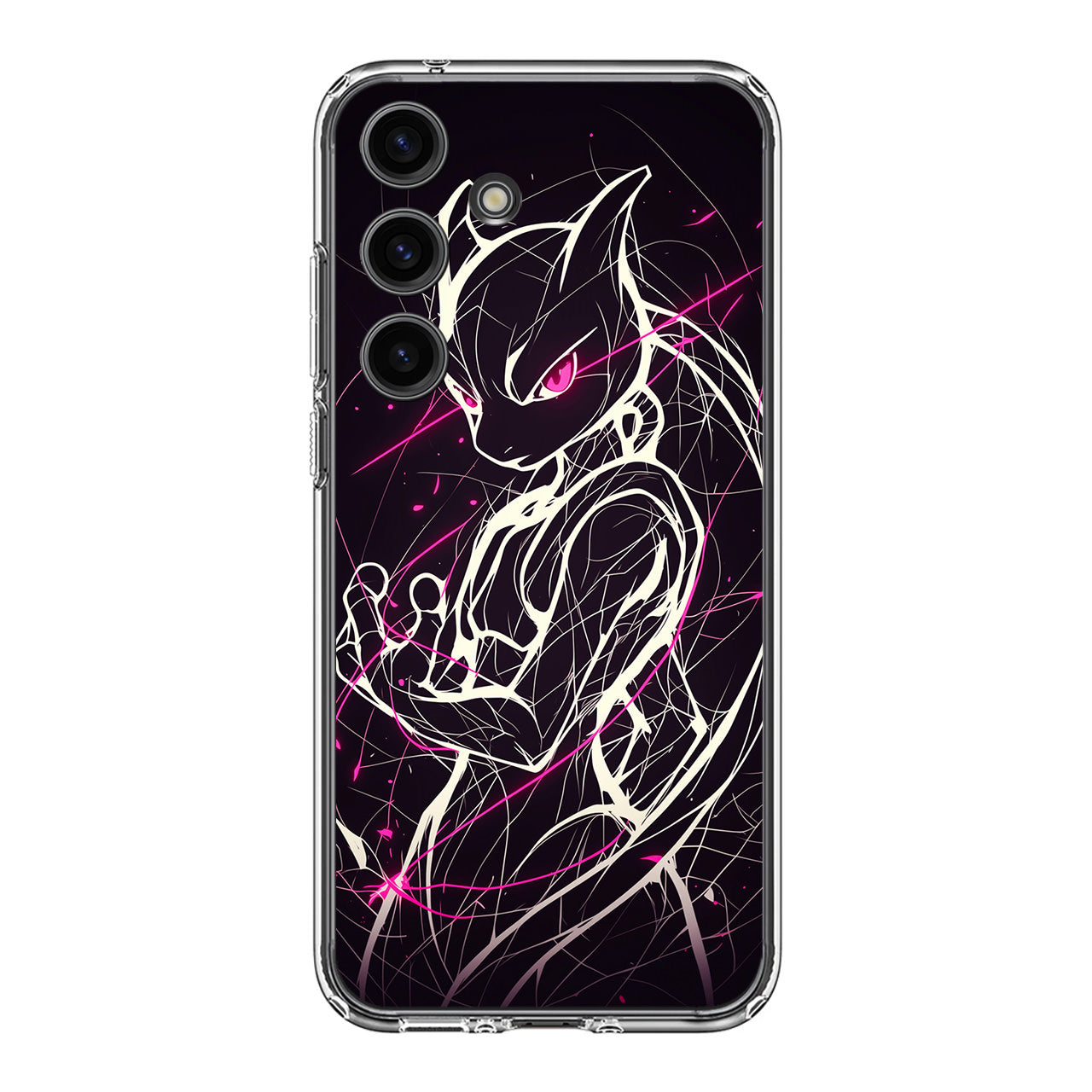Mewtwo Cosmic Energy Samsung Galaxy S24 FE Case