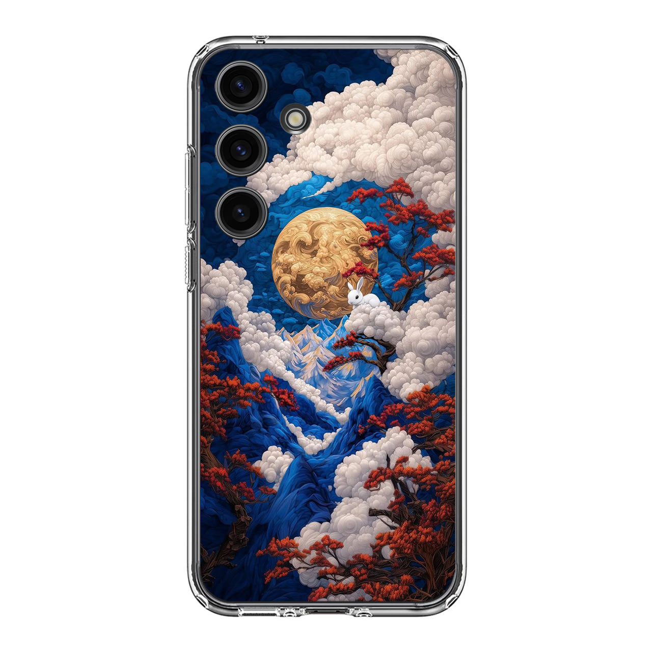 Moonlight Whispers Celestial Peaks Samsung Galaxy S24 FE Case