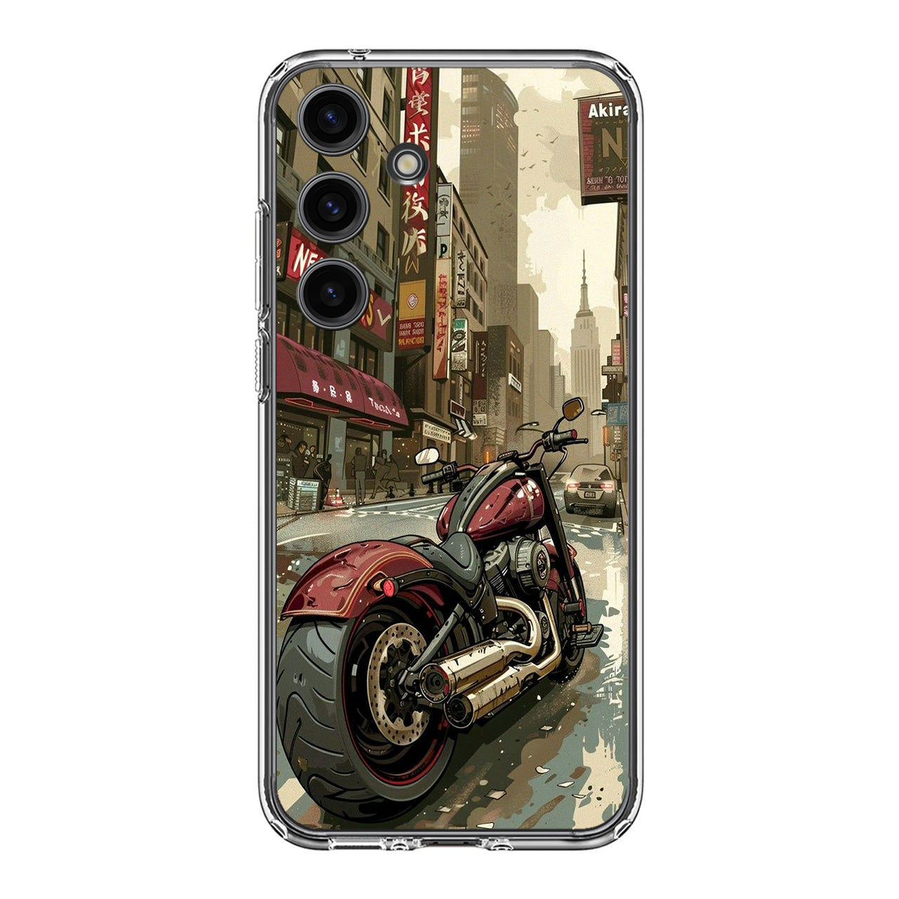 Motorcycle In Tokyo Streets Samsung Galaxy S24 FE Case
