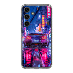 Neon Midnight Drift Tokyo Rain Samsung Galaxy S24 / S24 Plus Case