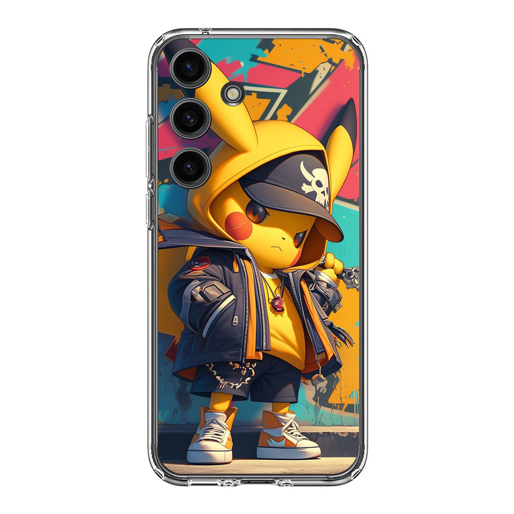 Pikachu Street Rebellion Samsung Galaxy S24 FE Case