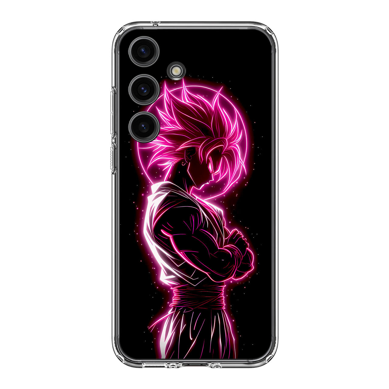 Pink Radiant Saiyan Samsung Galaxy S24 / S24 Plus Case