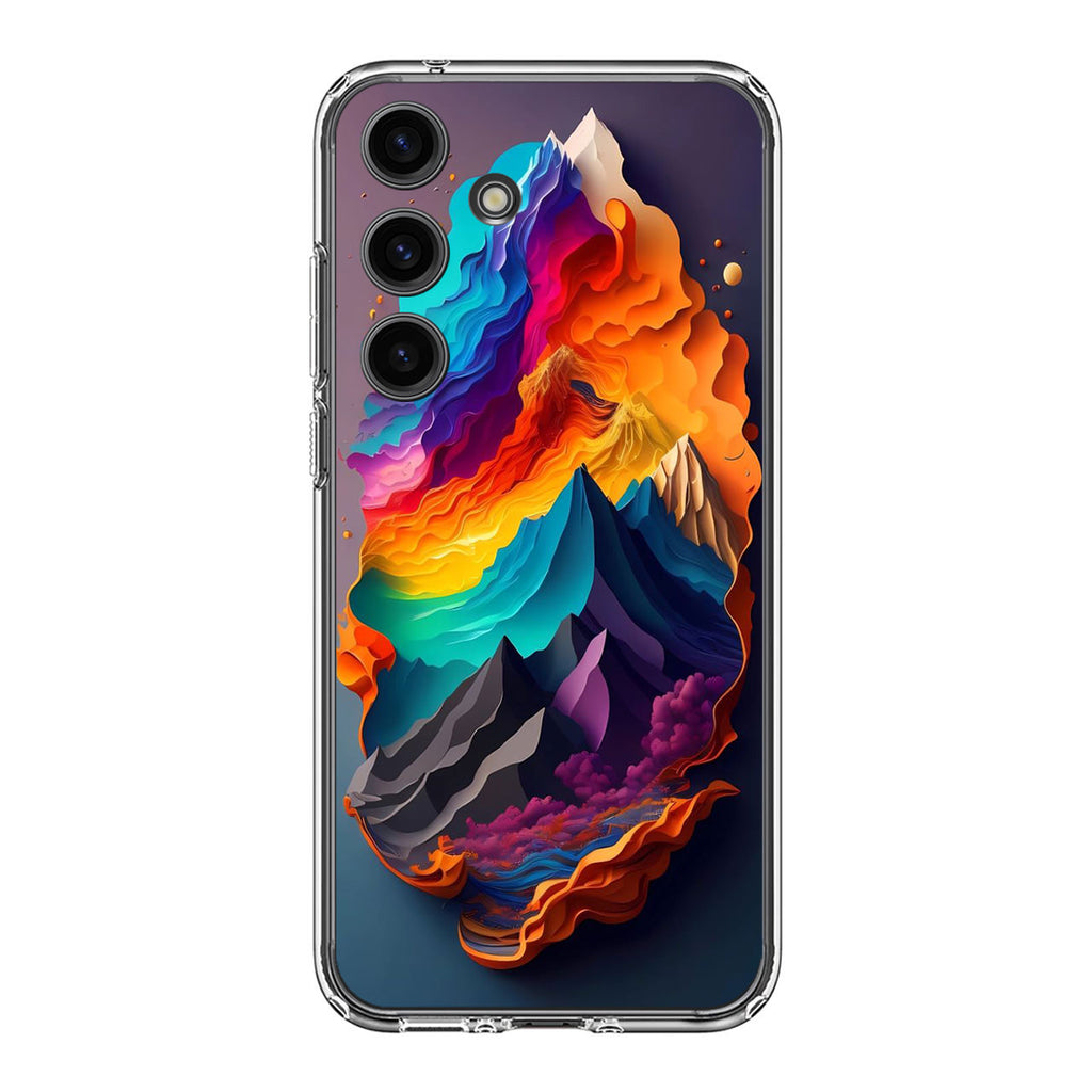 The Spectrum of Peaks Samsung Galaxy S24 FE Case