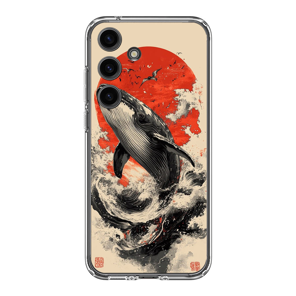 The Whale Rises Samsung Galaxy S24 FE Case