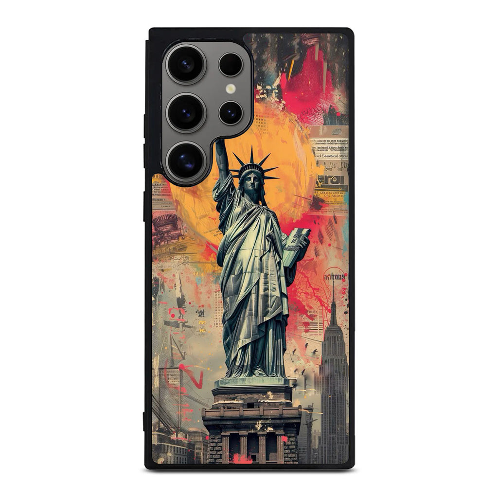 Canvas Art Statue of Liberty Samsung Galaxy S24 Ultra Case