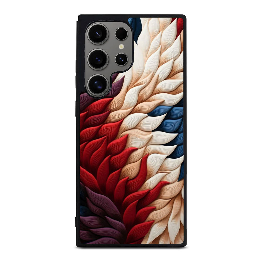 Colorful Feathers Art Samsung Galaxy S24 Ultra Case