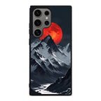 Crimson Eclipse The Mountain Samsung Galaxy S24 Ultra Case