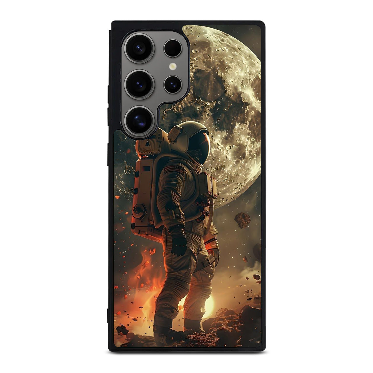 Lunar Sentinel Guardian of the Void Samsung Galaxy S24 Ultra Case