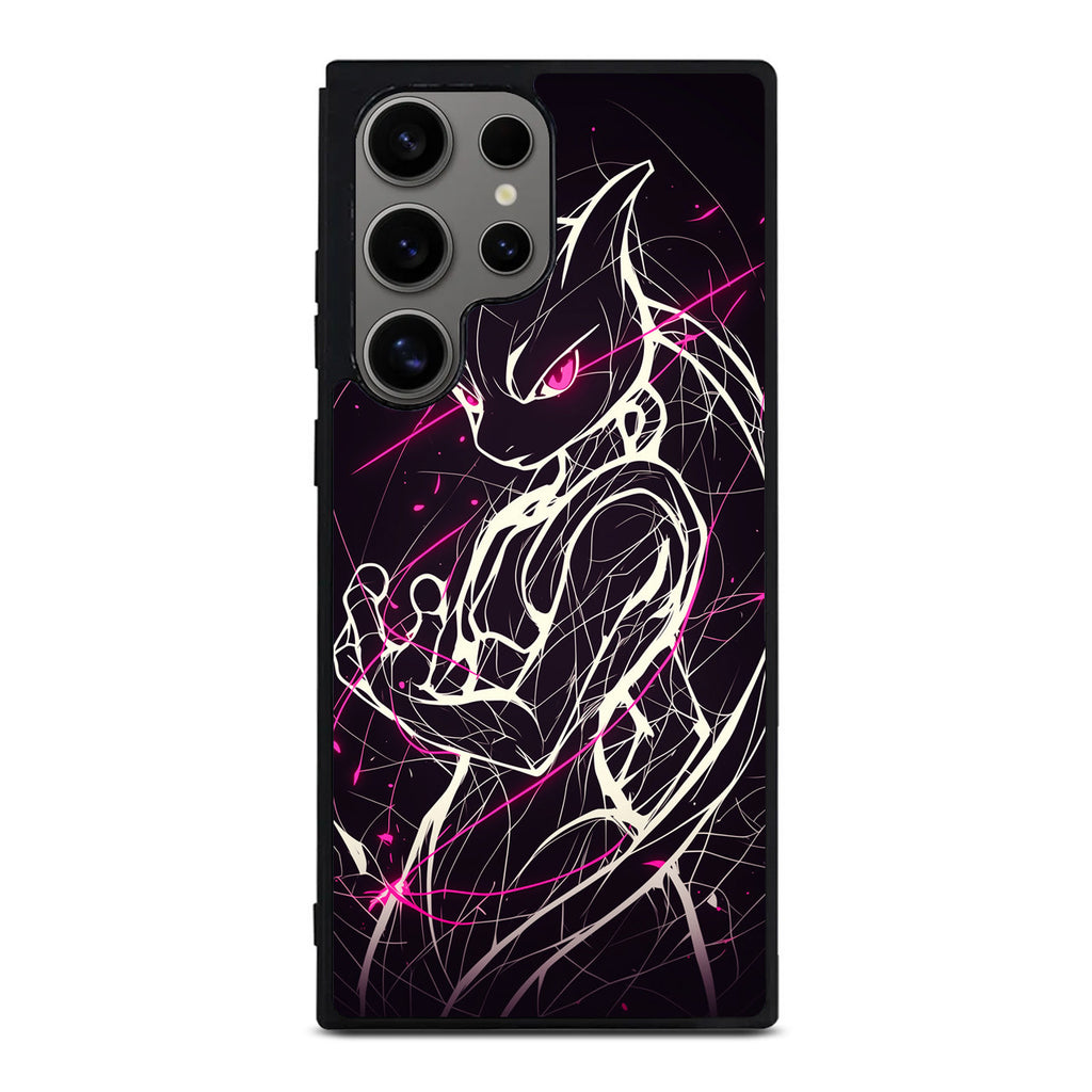 Mewtwo Cosmic Energy Samsung Galaxy S24 Ultra Case