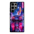 Neon Midnight Drift Tokyo Rain Samsung Galaxy S24 Ultra Case