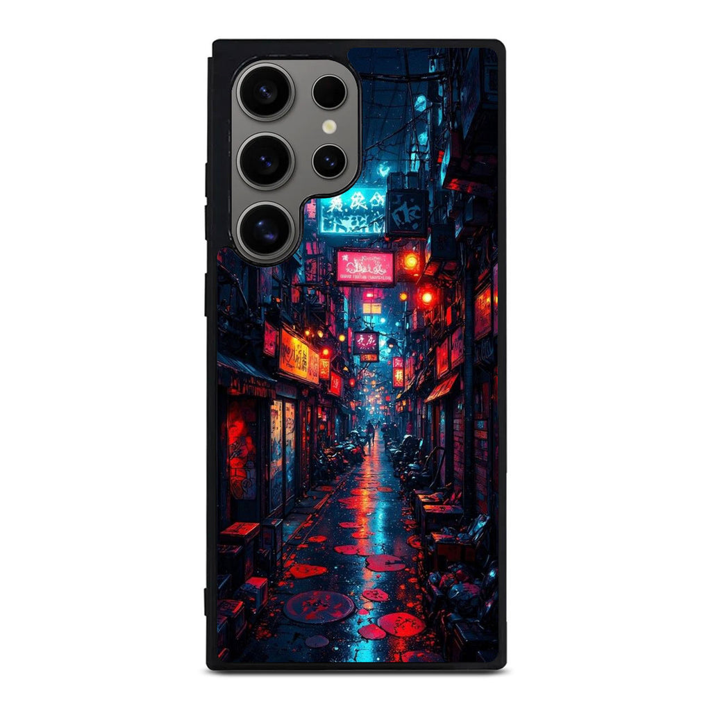 Neon Veins Of The Cyber City Samsung Galaxy S24 Ultra Case
