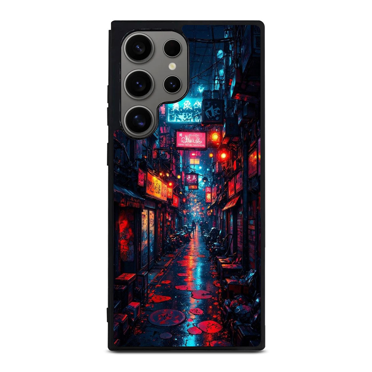 Neon Veins Of The Cyber City Samsung Galaxy S24 Ultra Case