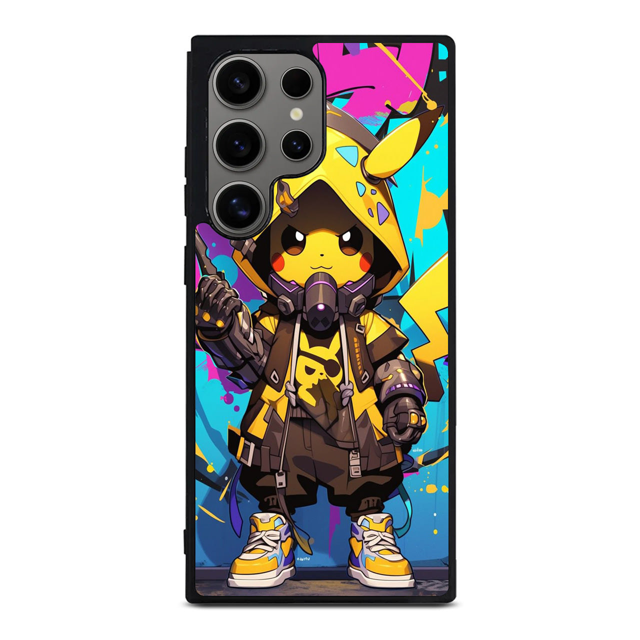 Pikachu Street Shock Assassin Samsung Galaxy S24 Ultra Case