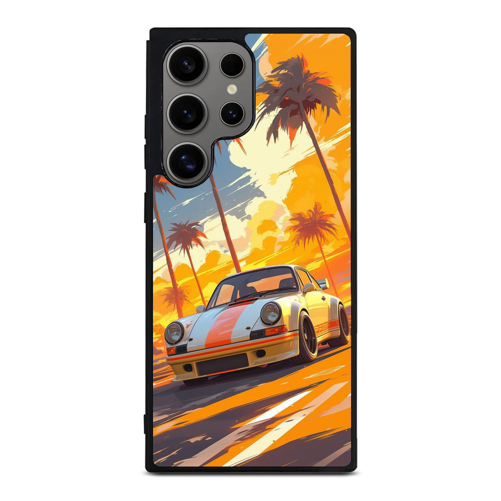 Turbo Dreams in Neon Palms Samsung Galaxy S24 Ultra Case