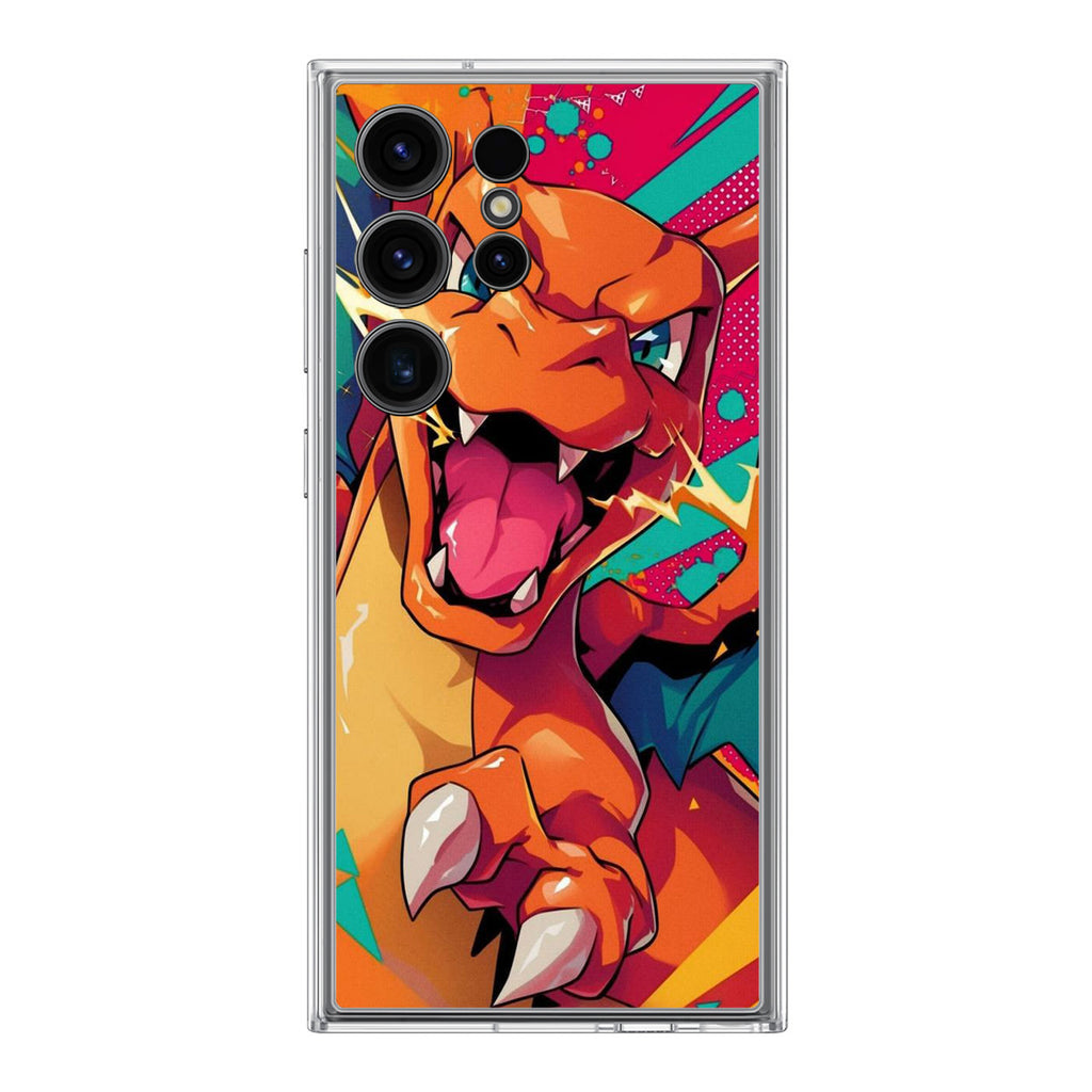 Blazing Fury Charizard Samsung Galaxy S24 Ultra Case