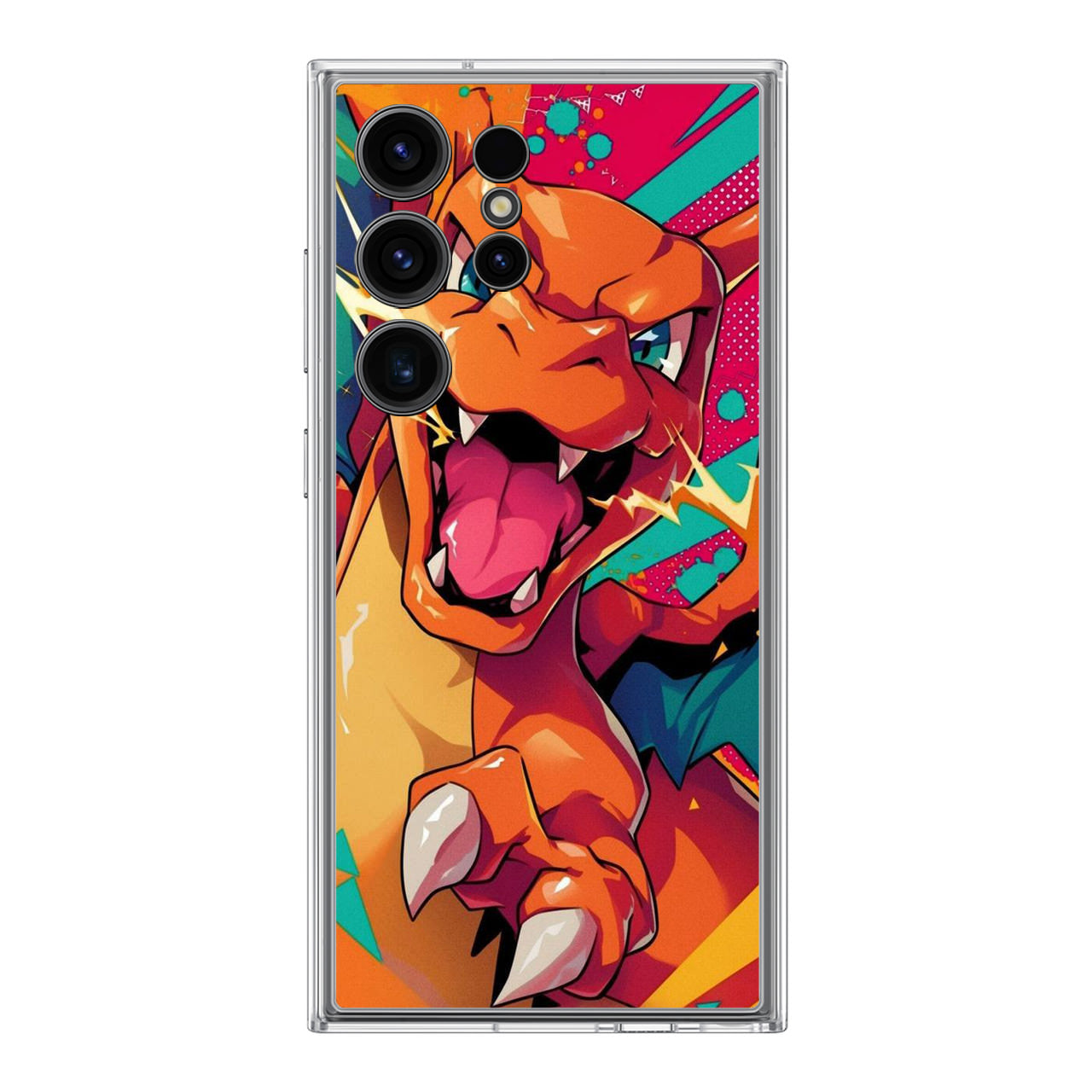 Blazing Fury Charizard Samsung Galaxy S24 Ultra Case