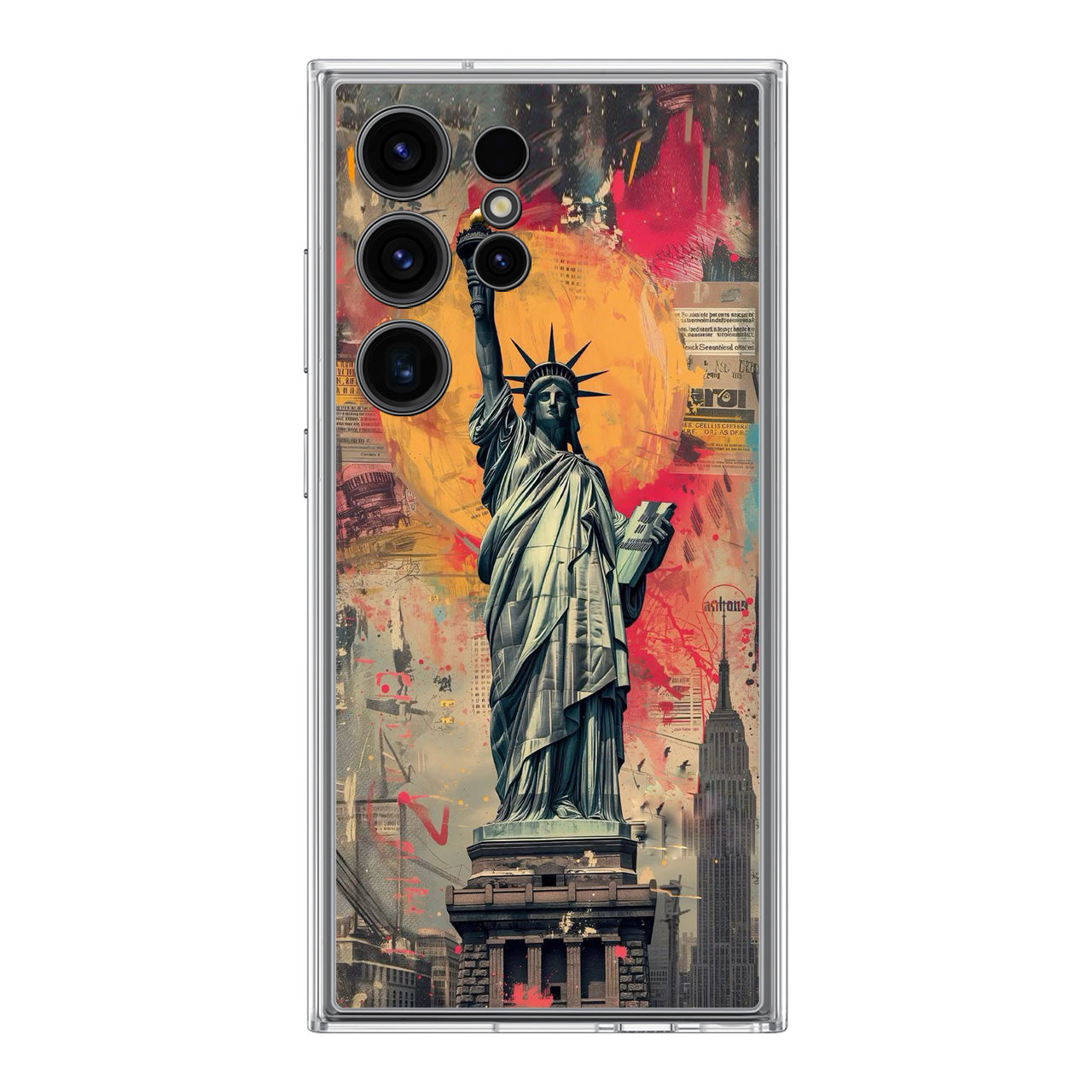 Canvas Art Statue of Liberty Samsung Galaxy S24 Ultra Case