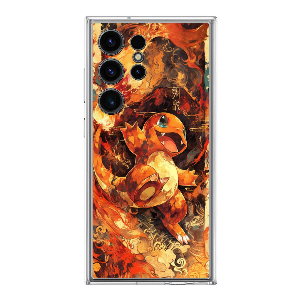 Charmander Ember Dance Samsung Galaxy S24 Ultra Case