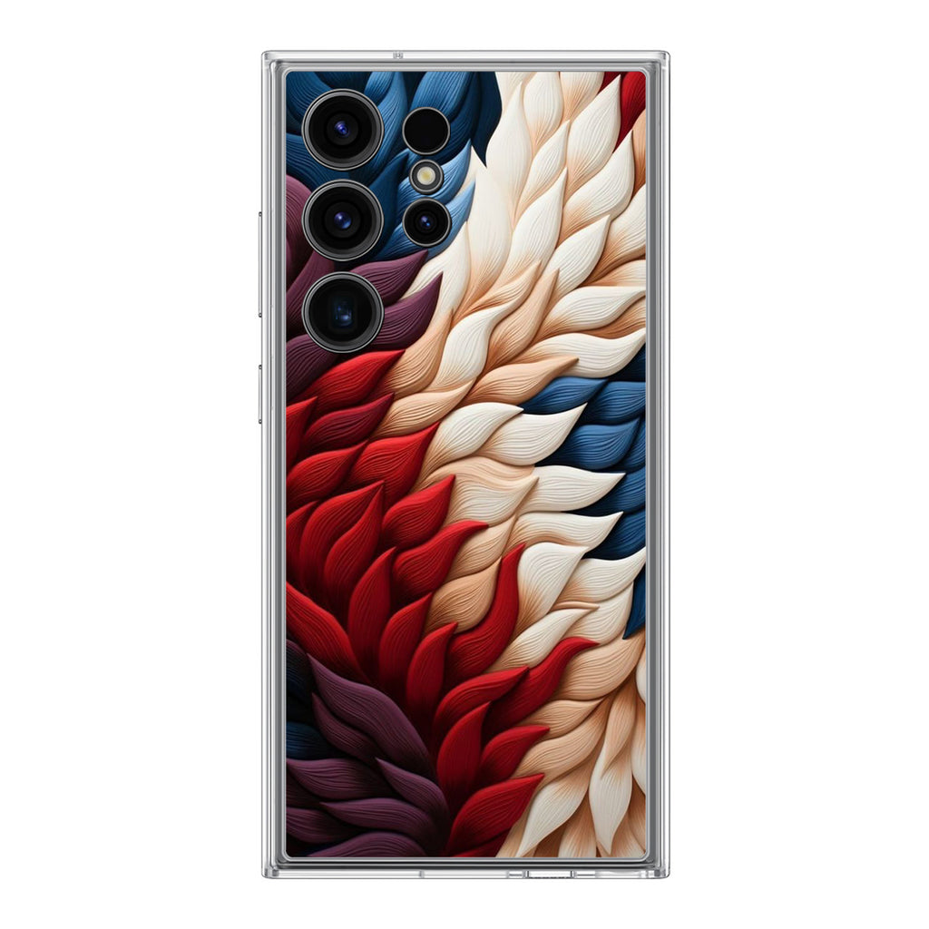 Colorful Feathers Art Samsung Galaxy S24 Ultra Case