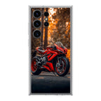 Crimson Velocity in Autumn Flame Samsung Galaxy S24 Ultra Case