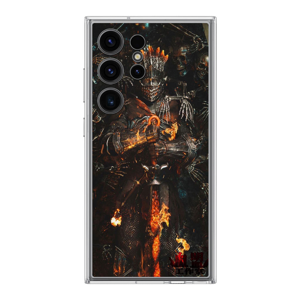 Ember King Warden Cursed Flame Samsung Galaxy S24 Ultra Case