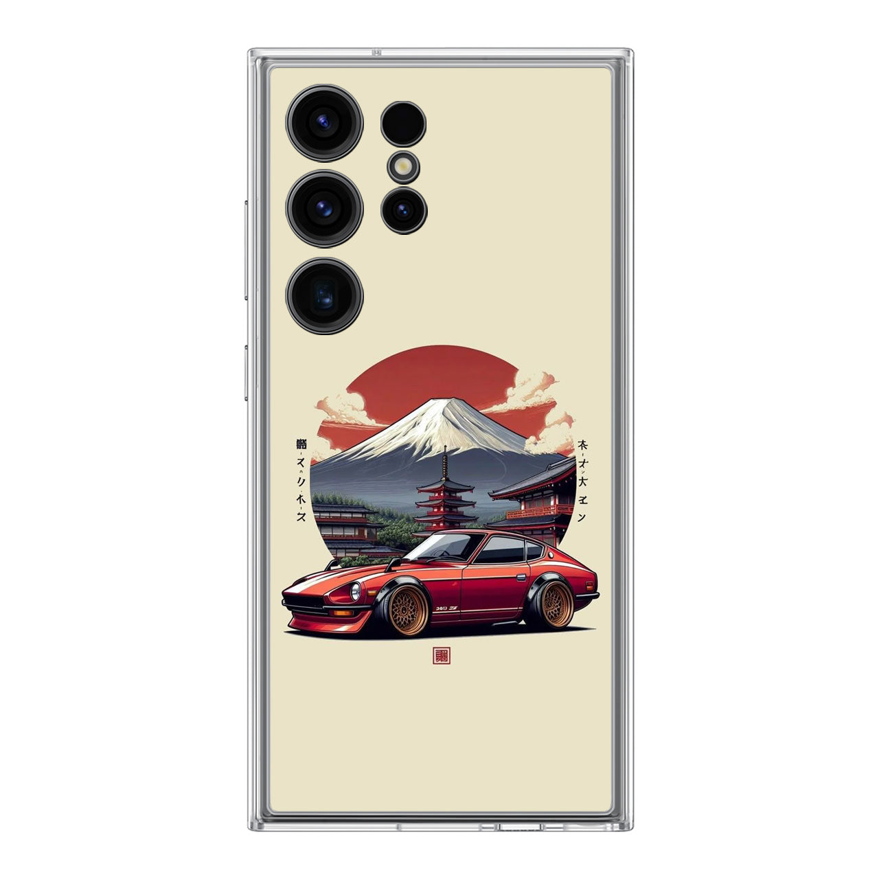 Fuji Fastback Racing the Rising Sun Samsung Galaxy S24 Ultra Case