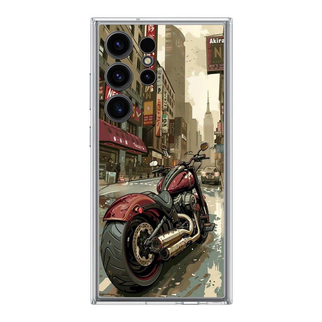 Motorcycle In Tokyo Streets Samsung Galaxy S24 Ultra Case
