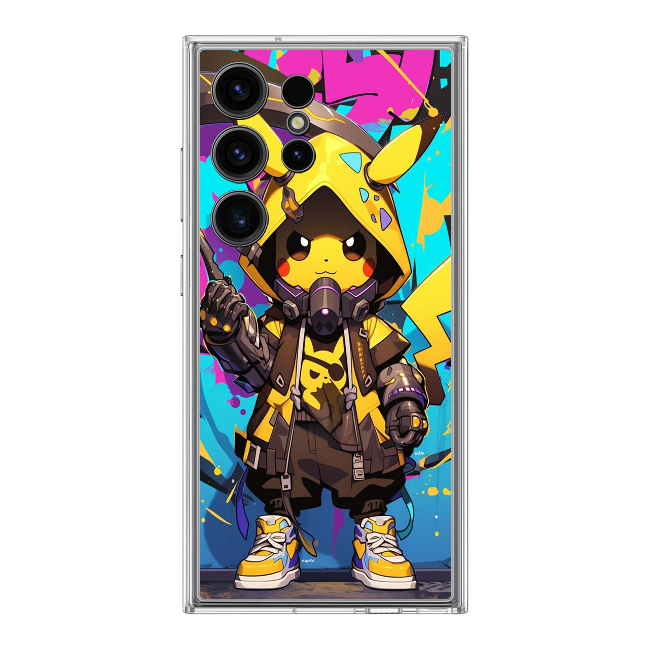 Pikachu Street Shock Assassin Samsung Galaxy S24 Ultra Case