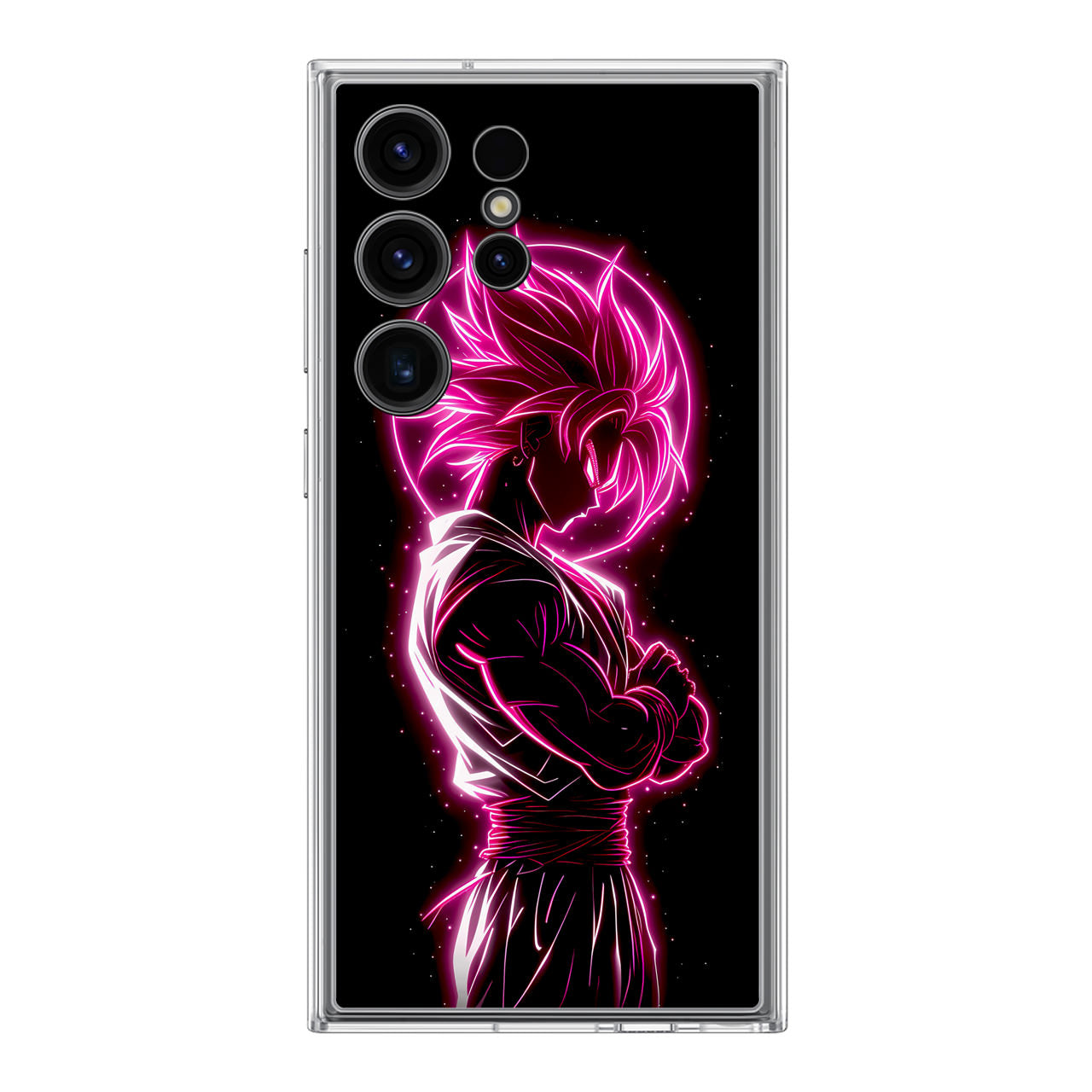 Pink Radiant Saiyan Samsung Galaxy S24 Ultra Case