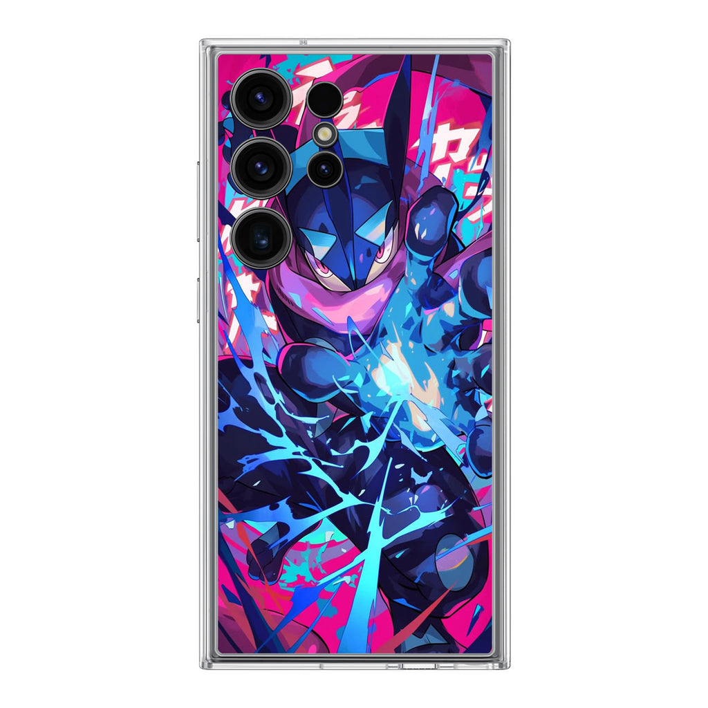 Shadow Surge Greninja Unleashed Samsung Galaxy S24 Ultra Case