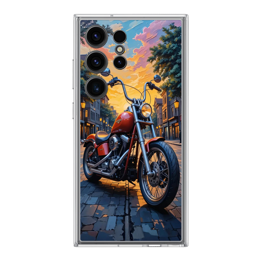 Sunset Thunder Ride Into the Glow Samsung Galaxy S24 Ultra Case