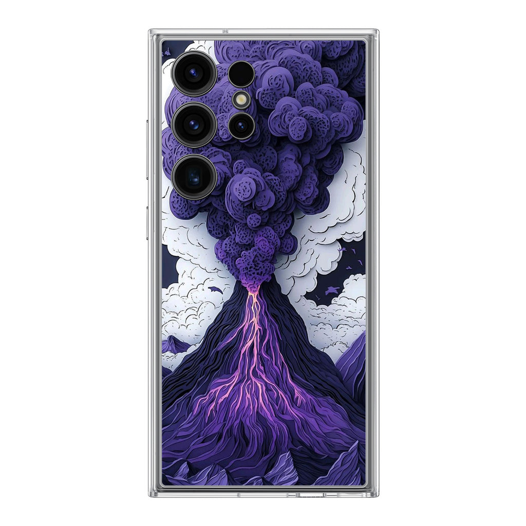 Violet Fury The Awakening Volcano Samsung Galaxy S24 Ultra Case