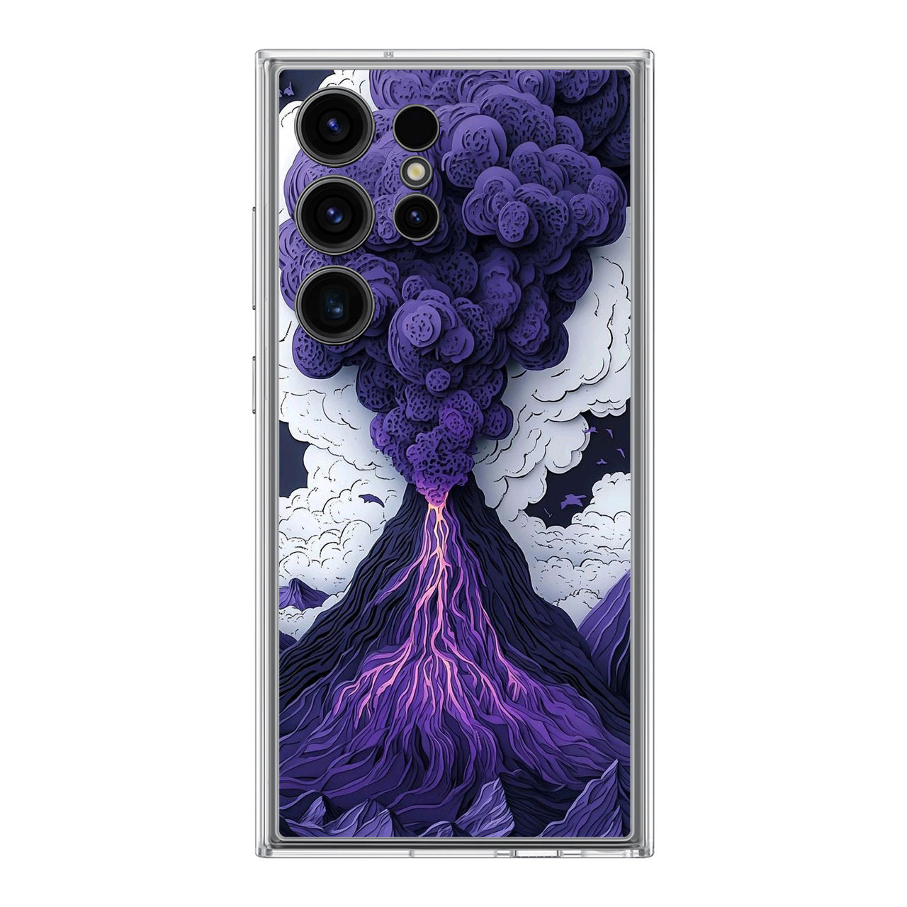 Violet Fury The Awakening Volcano Samsung Galaxy S24 Ultra Case