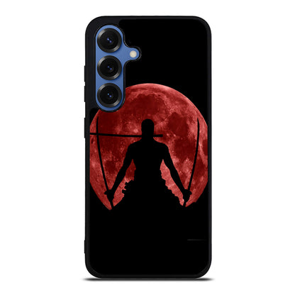 Silhouette Of Zoro In Santoryu Mode Samsung Galaxy S25 / S25 Plus Case