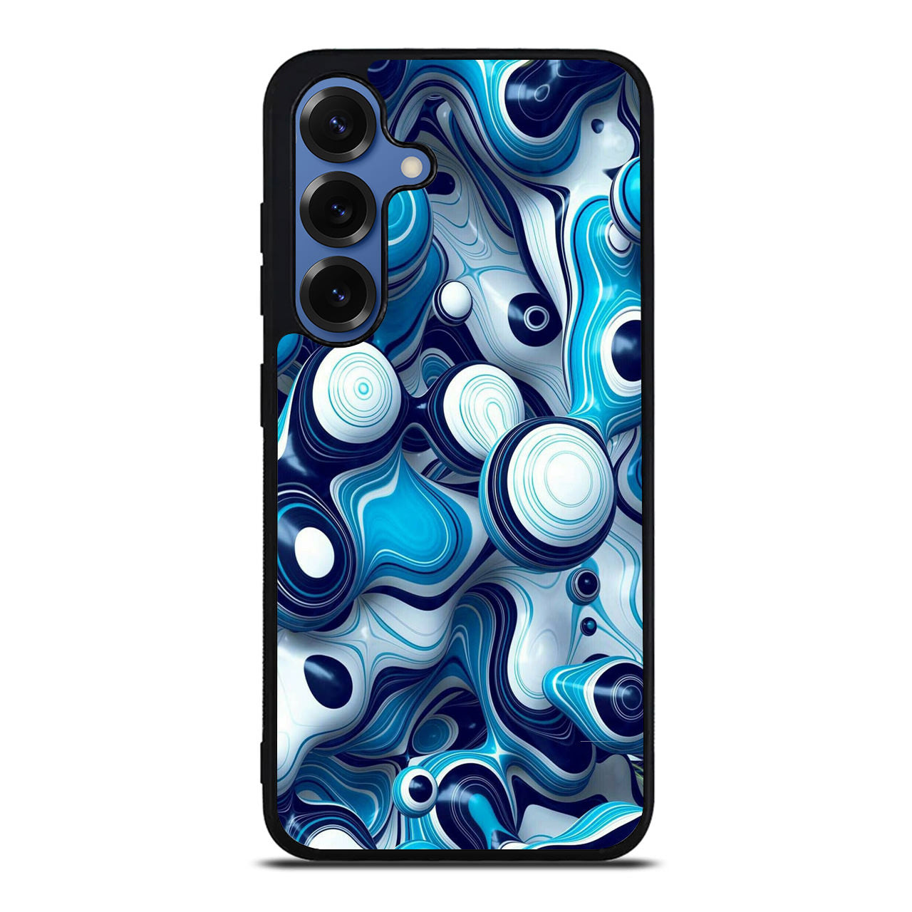 Abstract Art All Blue Samsung Galaxy S25 / S25 Plus Case