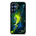 Abstract Green Blue Art Samsung Galaxy S25 / S25 Plus Case