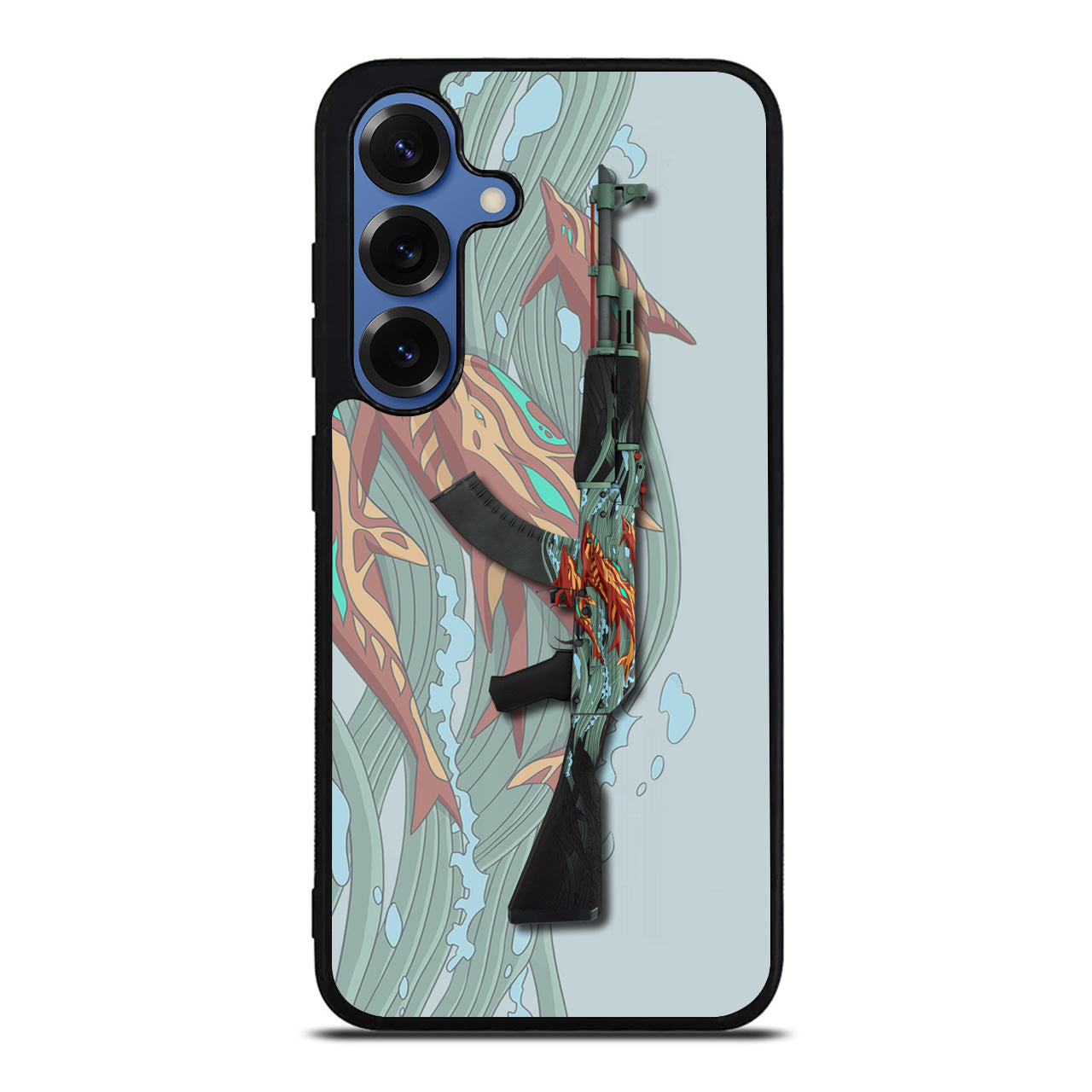 AK-47 Aquamarine Revenge Samsung Galaxy S25 / S25 Plus Case