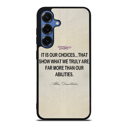 Albus Dumbledore Quote Samsung Galaxy S25 / S25 Plus Case