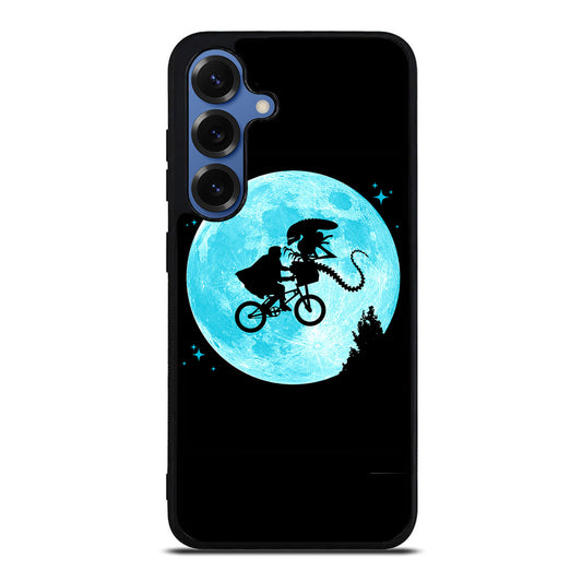 Alien Bike to the Moon Samsung Galaxy S25 / S25 Plus Case